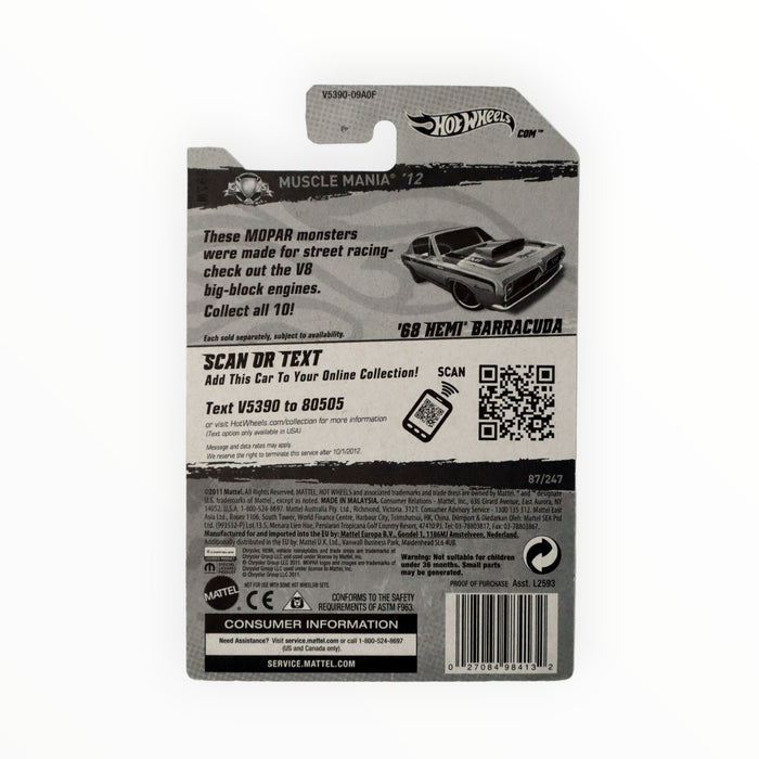 Hot Wheels '68 Hemi Barracuda - Mainline (2012) 87/247