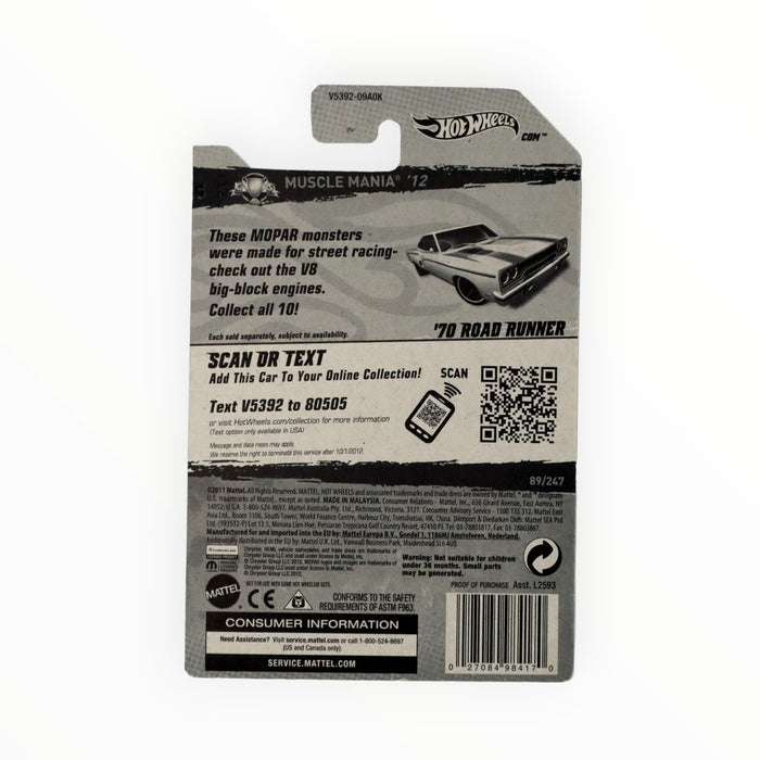 Hot Wheels '70 Road Runner - Mainline (2012) 89/247