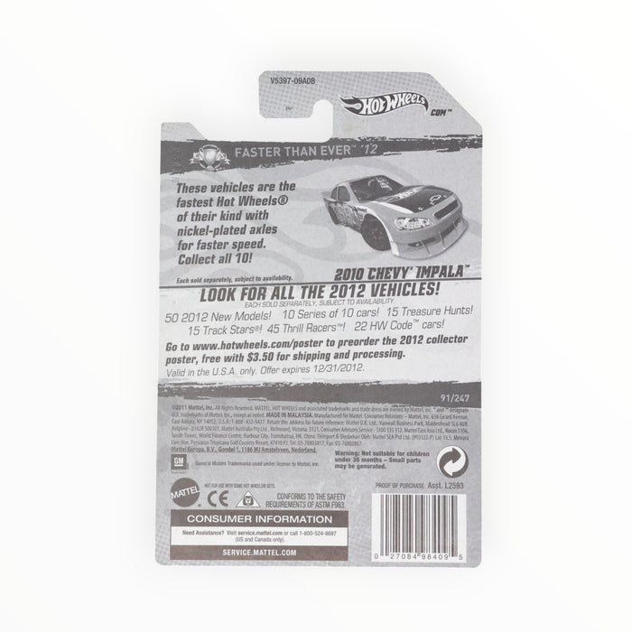 Hot Wheels 2010 Chevy Impala - Mainline (2012) 91/247