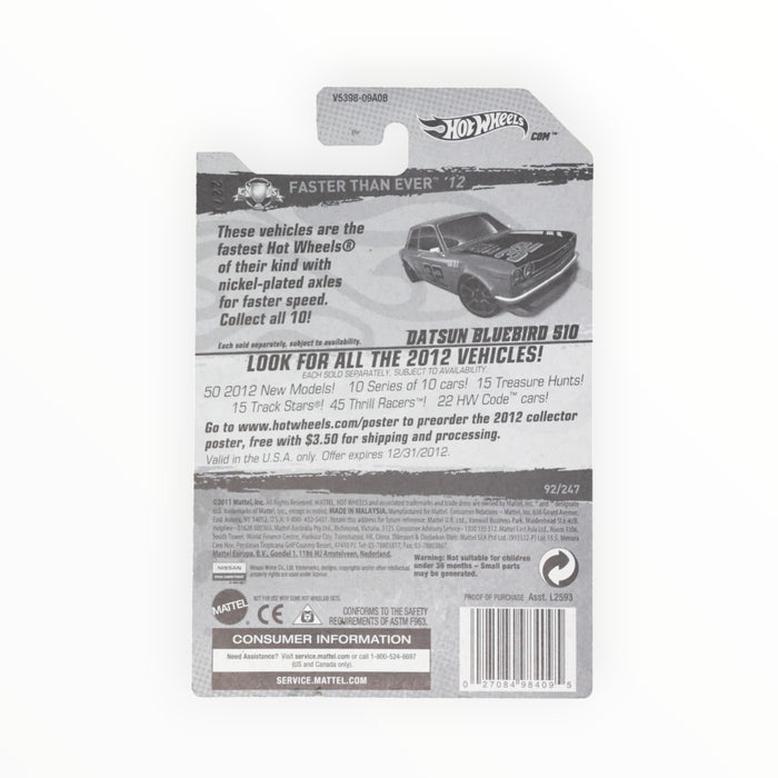 Hot Wheels Datsun Bluebird 510 - Mainline (2012) 92/247