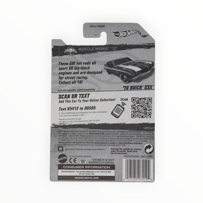 Hot Wheels '70 Buick GSX - Mainline (2012) 109/247