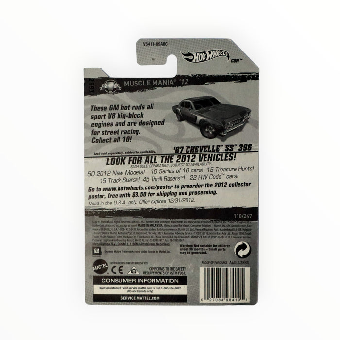 Hot Wheels '67 Chevelle SS 396 - Mainline (2012) 110/247