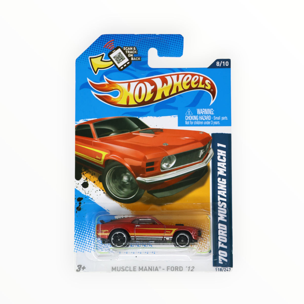 Hot Wheels '70 Ford Mustang Mach 1 - Mainline (2012) 118/247 — 99Diecast