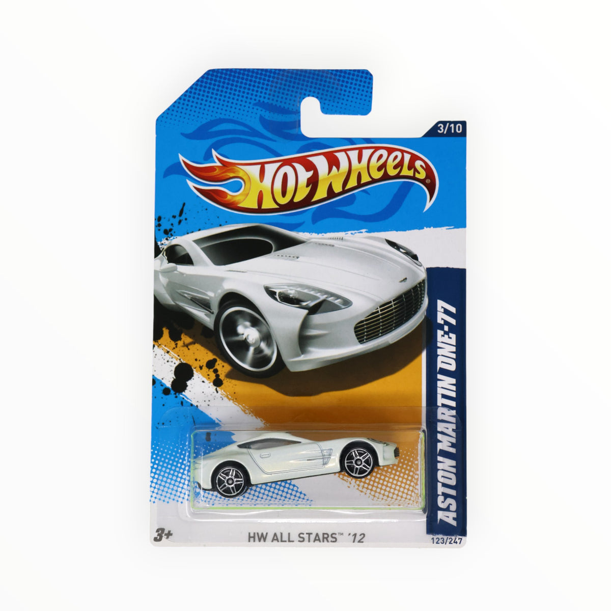 Hot Wheels Aston Martin One-77 2012 - Échelle 1:64, Couleur Blanc, Occasion