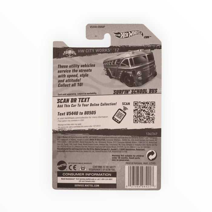 Hot Wheels Surfin' School Bus - Mainline (2012) 136/247