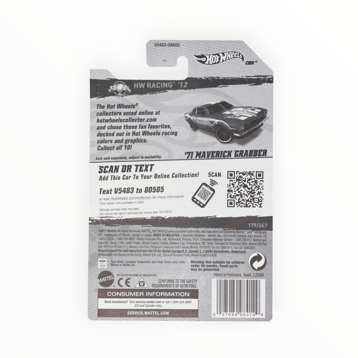 Hot Wheels '71 Maverick Grabber - Mainline (2012) 179/247