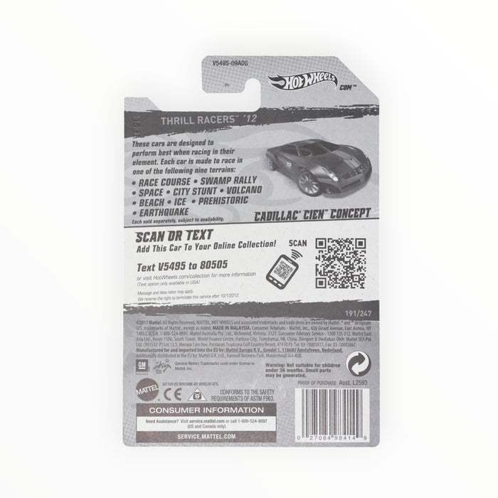 Hot Wheels Cadillac Cien Concept - Mainline (2012) 191/247