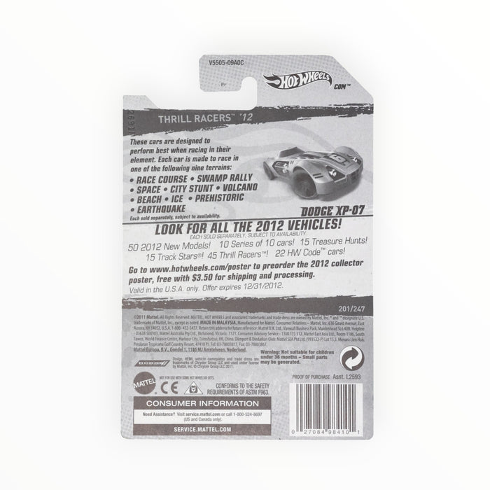 Hot Wheels Dodge XP-07 - Mainline (2012) 201/247
