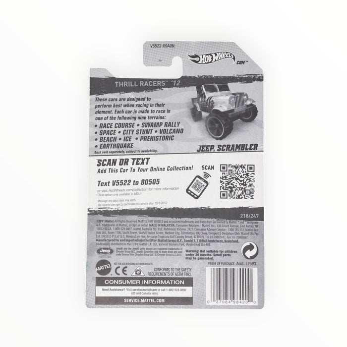Hot Wheels Jeep Scrambler - Mainline (2012) 218/247