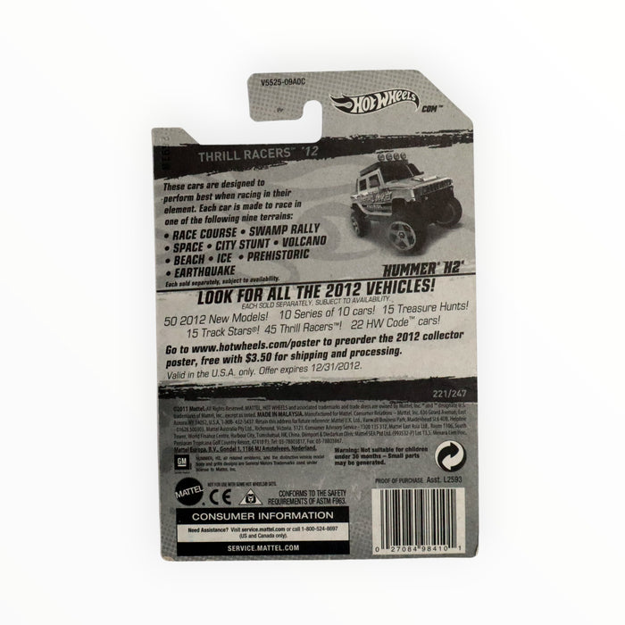 Hot Wheels Hummer H2 - Mainline (2012) 221/247