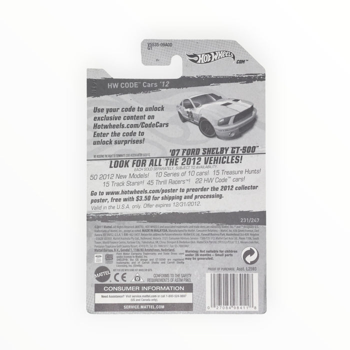 Hot Wheels '07 Ford Shelby GT-500 - Mainline (2012) 231/247