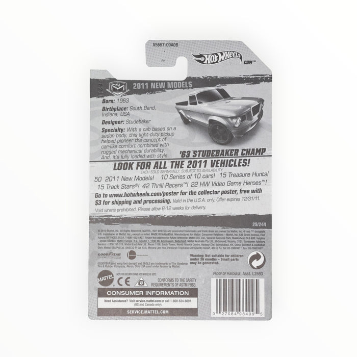 Hot Wheels '63 Studebaker Champ - Mainline (2011) 29/244