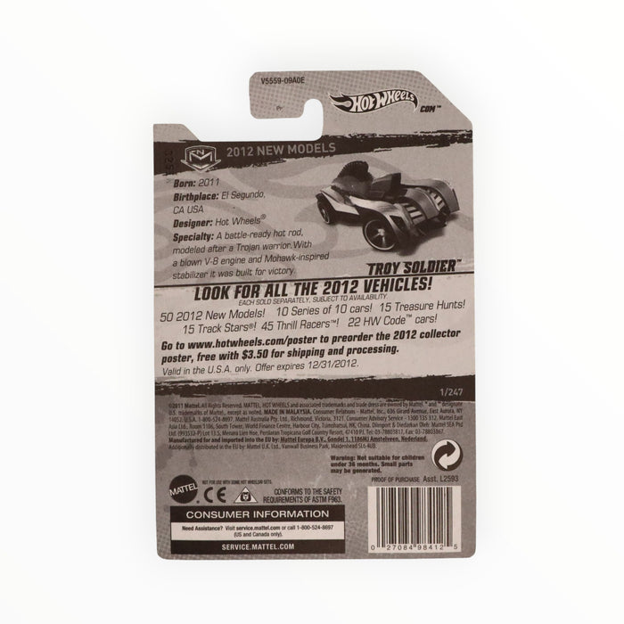 Hot Wheels Troy Soldier - Mainline (2012) 1/247