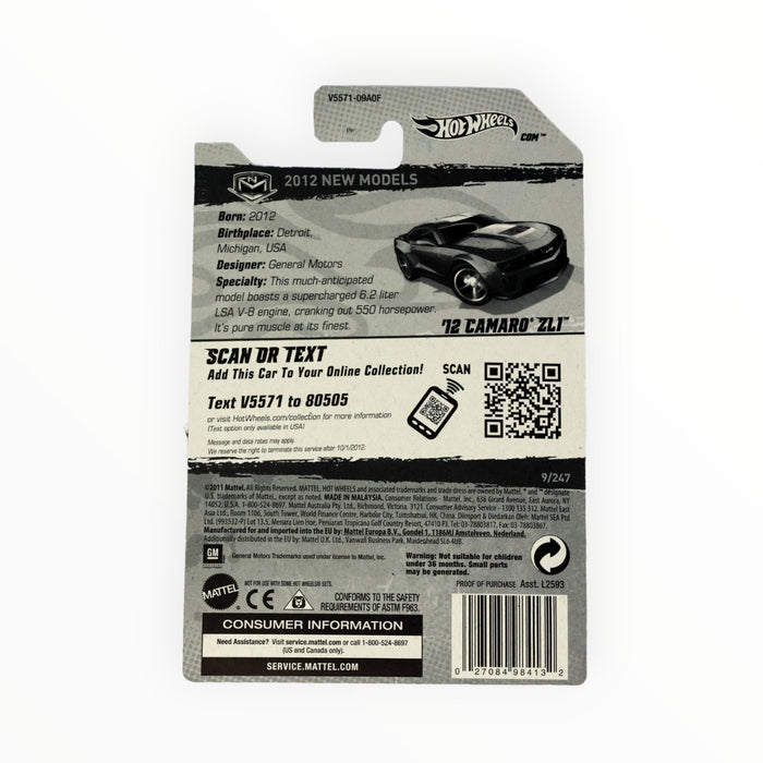 Hot Wheels '12 Camaro ZL1 - Mainline (2012) 9/247