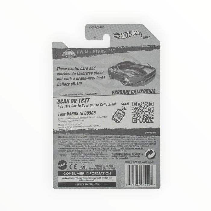 Hot Wheels Ferrari California - Mainline (2012) 127/247