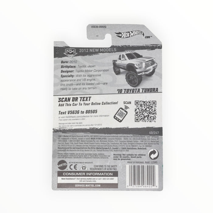 Hot Wheels '10 Toyota Tundra - Mainline (2012) 40/247