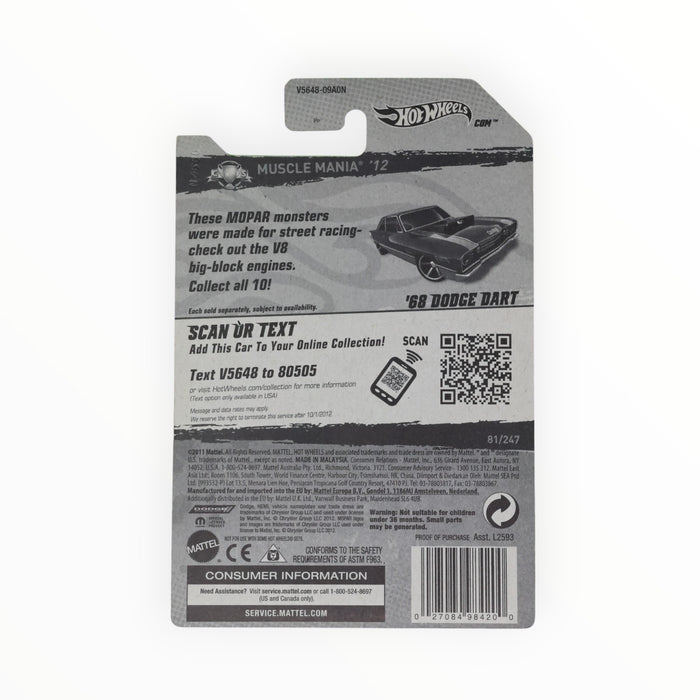 Hot Wheels '68 Dodge Dart - Mainline (2012) 81/247