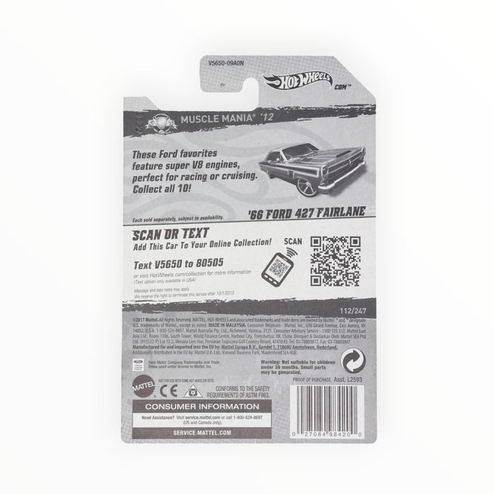 Hot Wheels '66 Ford 427 Fairlane - Mainline (2012) 112/247
