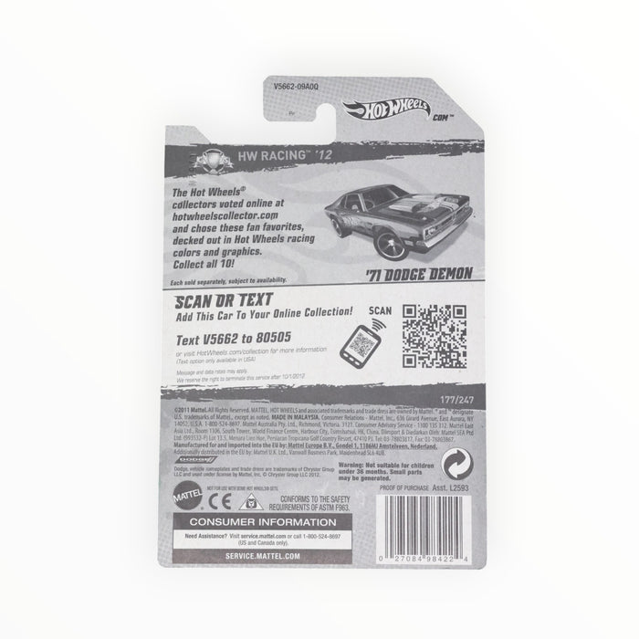 Hot Wheels '71 Dodge Demon - Mainline (2012) 177/247