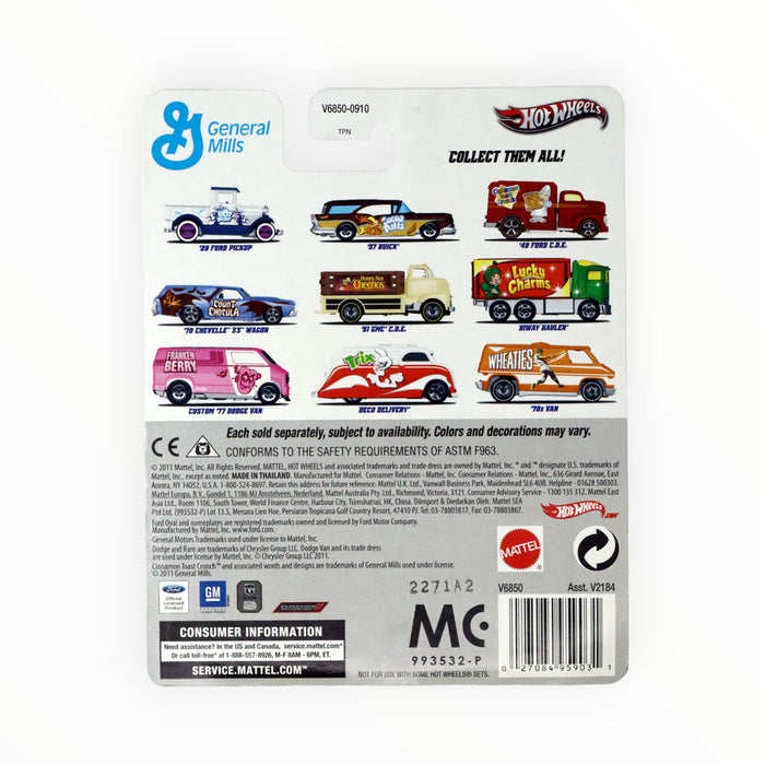 Hot Wheels '49 Ford C.O.E. (Cinnamon Toast Crunch) Nostalgic Brands (2011)