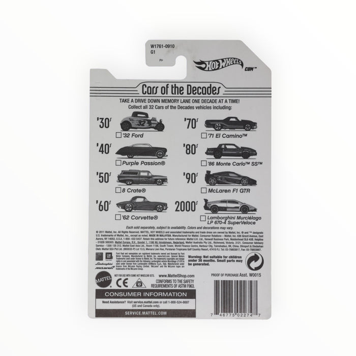 Hot Wheels Lamborghini Murciélago LP 670-4 SuperVeloce - Cars of the Decades (2011) 32/32