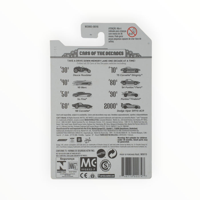 Hot Wheels Deuce Roadster - Cars of the Decades (2012) 3/32