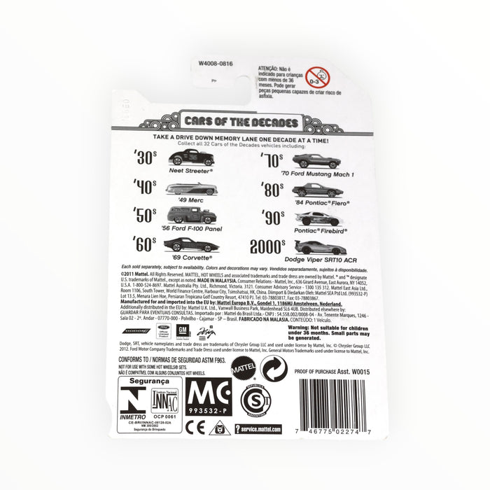 Hot Wheels Dodge Viper SRT10 ACR - Cars of the Decades (2012) 31/32