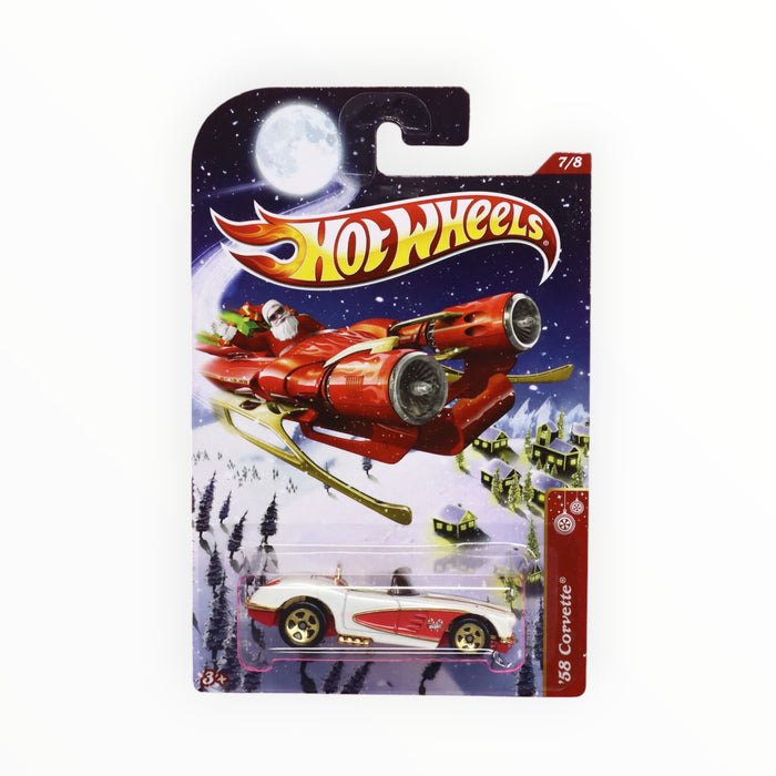 Hot Wheels '58 Corvette Coupe - Holiday Hot Rods (2012) 7/8