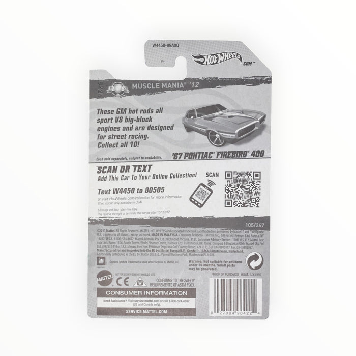 Hot Wheels '67 Pontiac Firebird 400 - Mainline (2012) 105/247