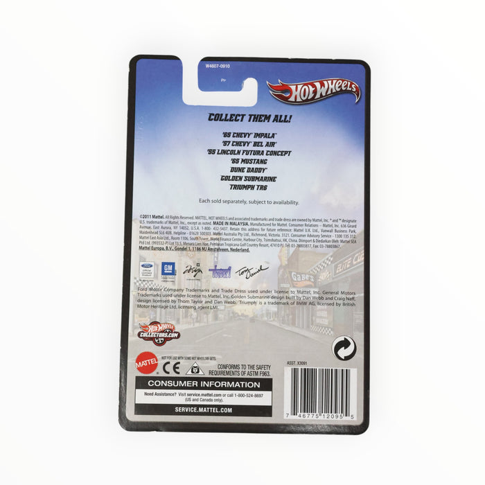 Hot Wheels Golden Submarine - Boulevard (2012)
