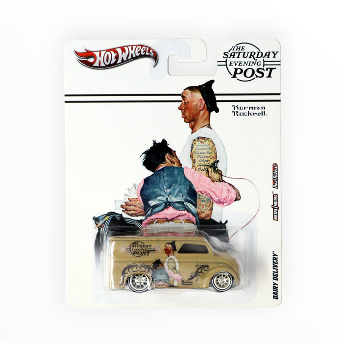 Hot Wheels Dairy Delivery (Tattoo Artist) Nostalgic Brands (2012)