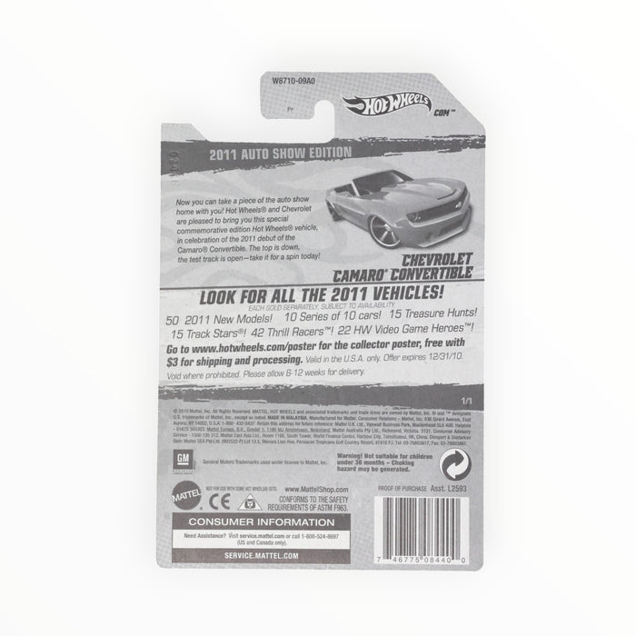 Hot Wheels Camaro Convertible Concept (Chicago Auto Show) Special Edition (2023)