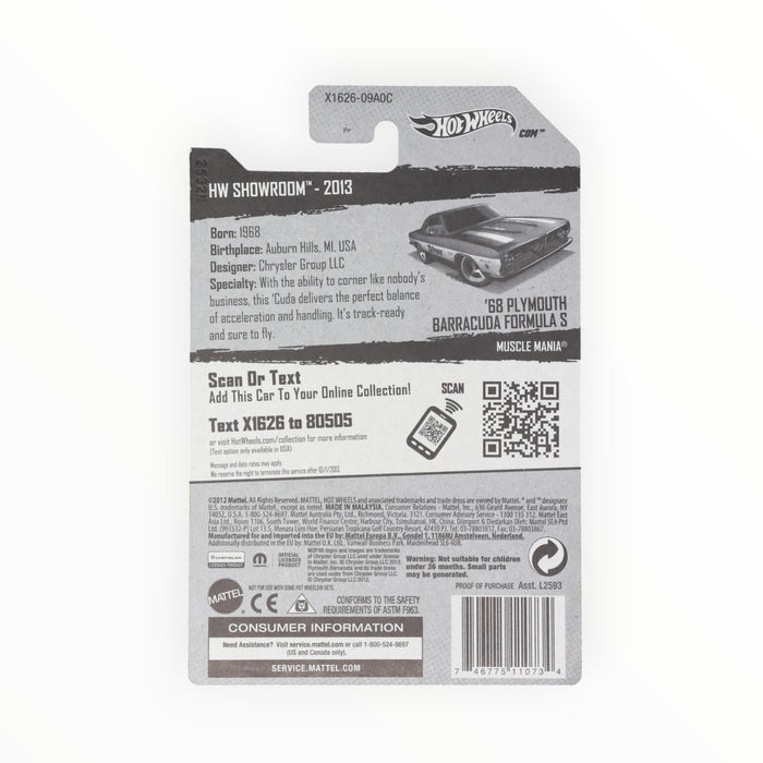 Hot Wheels '68 Plymouth Barracuda Formula S - Mainline (2013) 240/250
