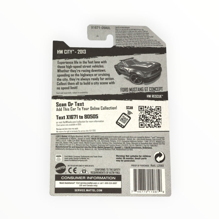 Hot Wheels Ford Mustang GT Concept (Treasure Hunt) 2013 - 14/250