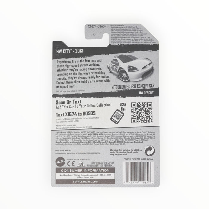Hot Wheels Mitsubishi Eclipse Concept Car - Mainline (2013) 18/250