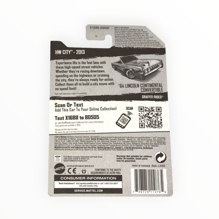 Hot Wheels '64 Lincoln Continental Convertible (Treasure Hunt) 2013 - 36/250