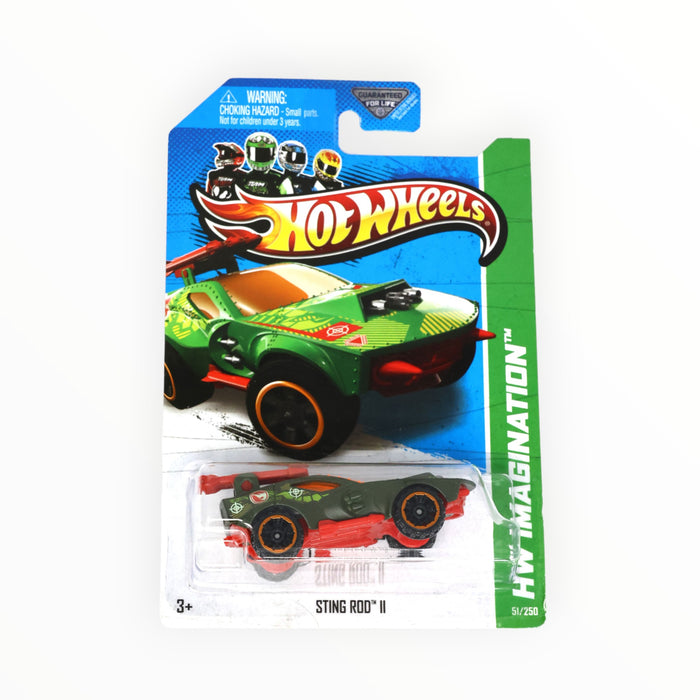 Hot Wheels Sting Rod II (Treasure Hunt) Mainline (2013) 51/250