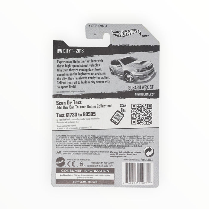 Hot Wheels Subaru WRX STI - Mainline (2013) 25/250