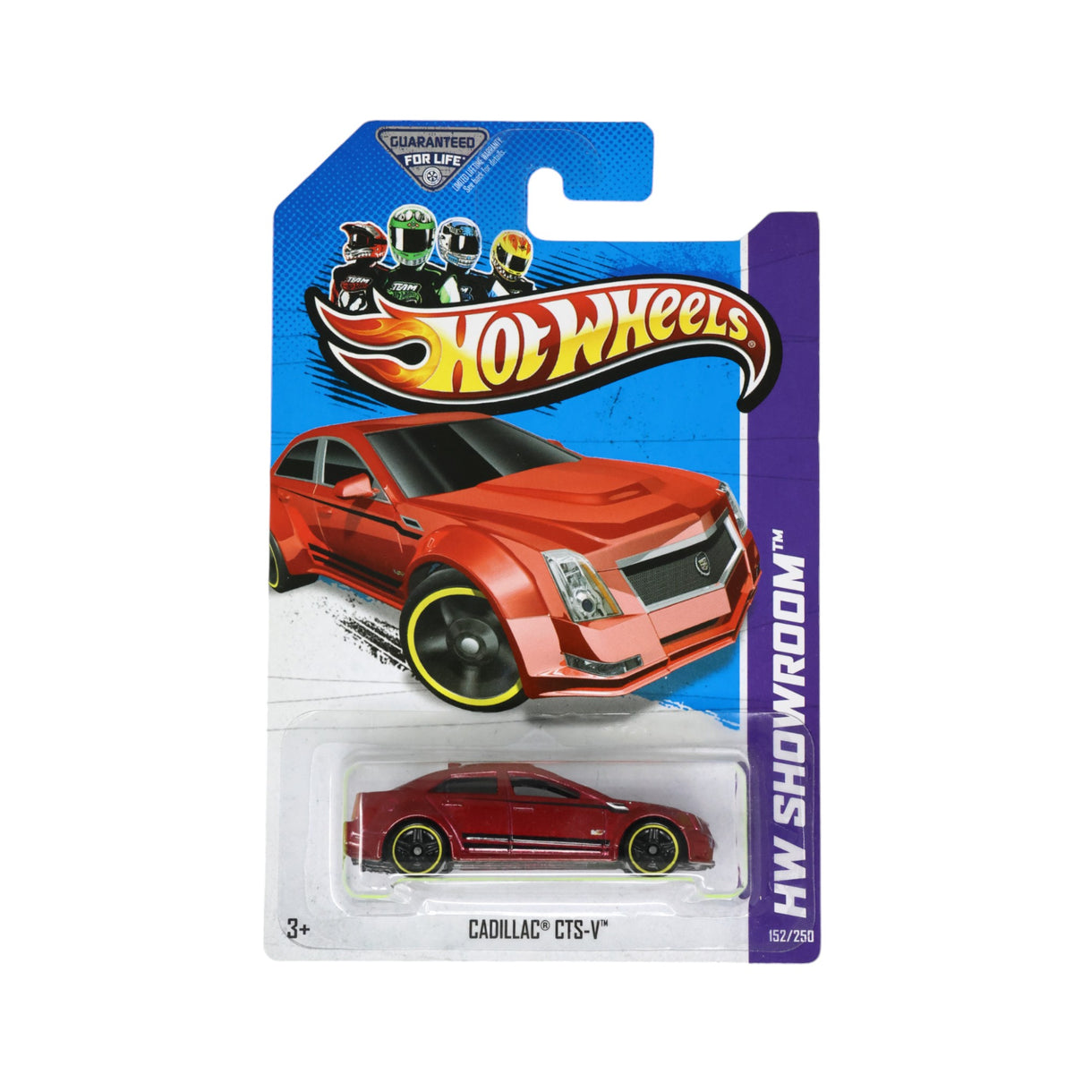 Hot Wheels Cadillac CTS-V Diecast Car - Black Factory 500 Edition, 1:64 Scale - View #4