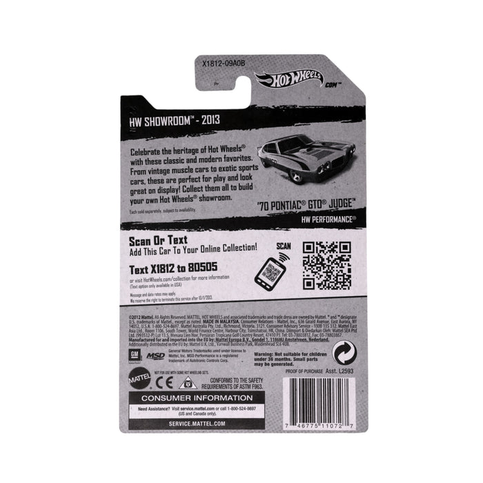 Hot Wheels '70 Pontiac GTO Judge - Mainline (2013) 246/250