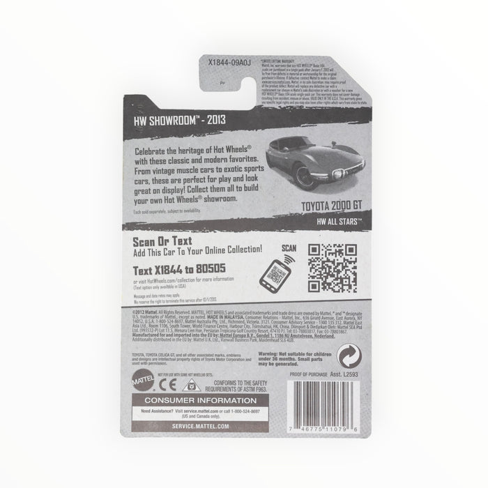 Hot Wheels Toyota 2000 GT - Mainline (2013) 176/250