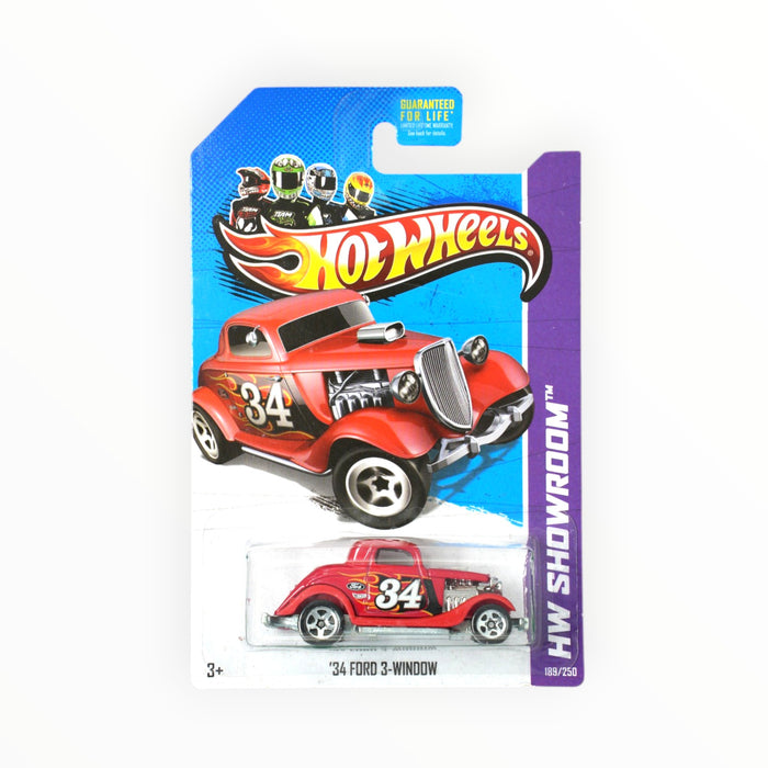 Hot Wheels 3-Window '34 Ford - Mainline (2013) 189/250
