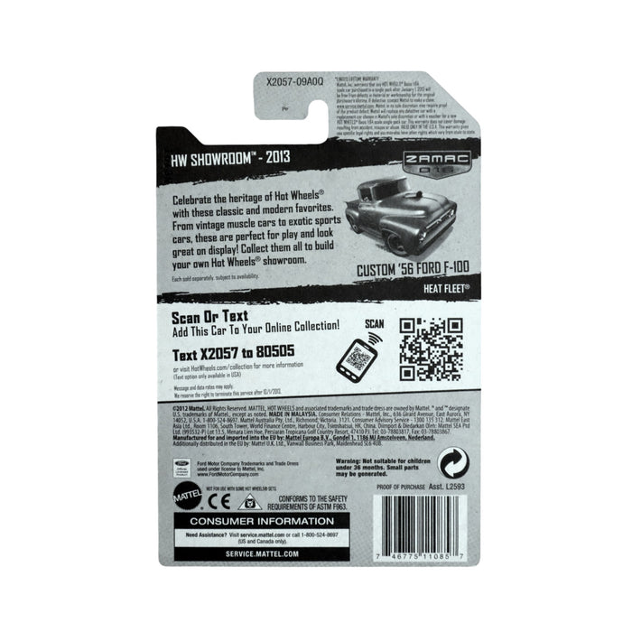 Hot Wheels Custom '56 Ford F-100 - Mainline (2013) 211/250