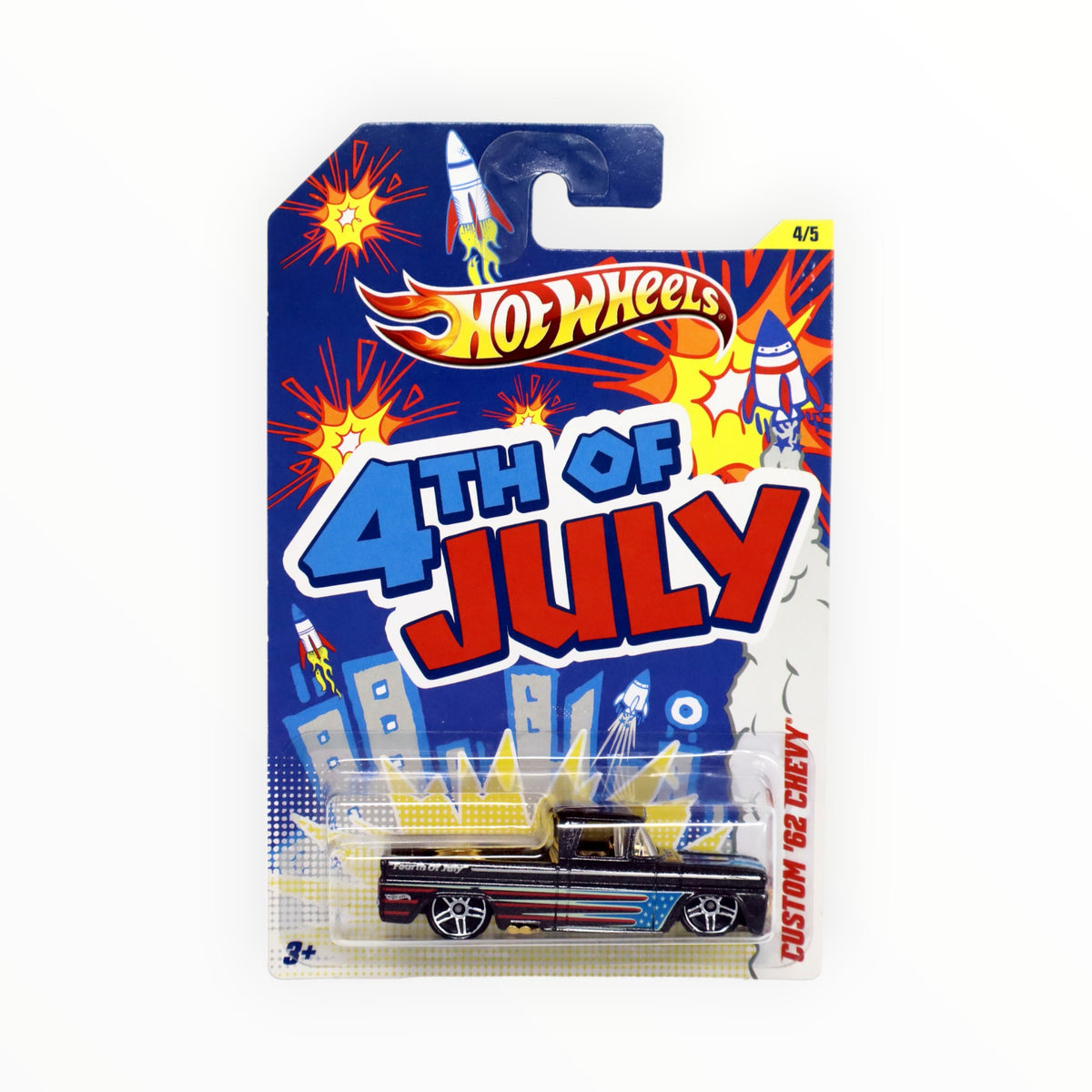 Hot Wheels Custom '62 Chevy 赤青セット Amazon.com: HOT WHEELS CUSTOM 62' CHEVY 72/250 HW CITY rare truck