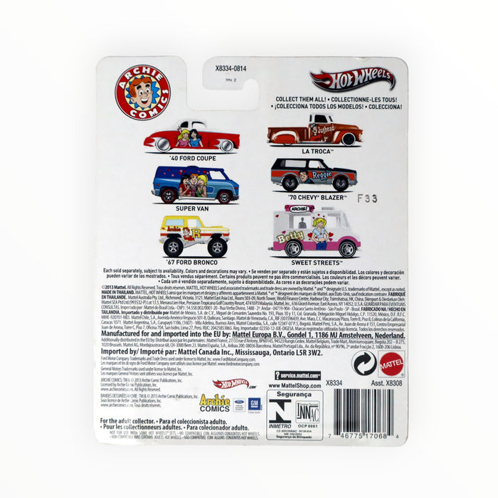 Hot Wheels Sweet Streets (Betty & Veronica) Pop Culture (2013)