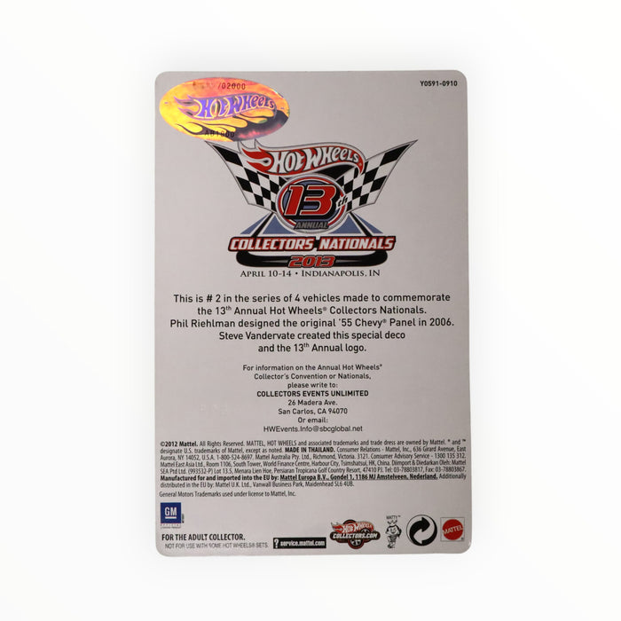 Hot Wheels '55 Chevy Panel - Collectors Nationals (2013)