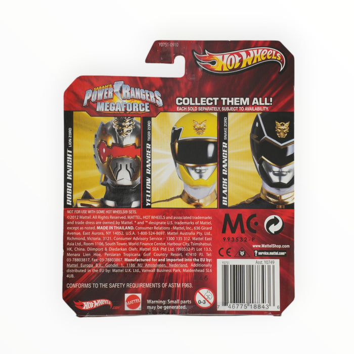 Hot Wheels Tiger Zord (Yellow Ranger) Power Rangers Megaforce (2013)