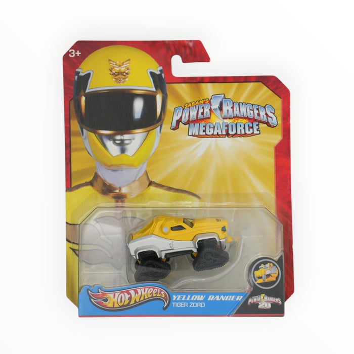 Hot Wheels Tiger Zord (Yellow Ranger) Power Rangers Megaforce (2013)