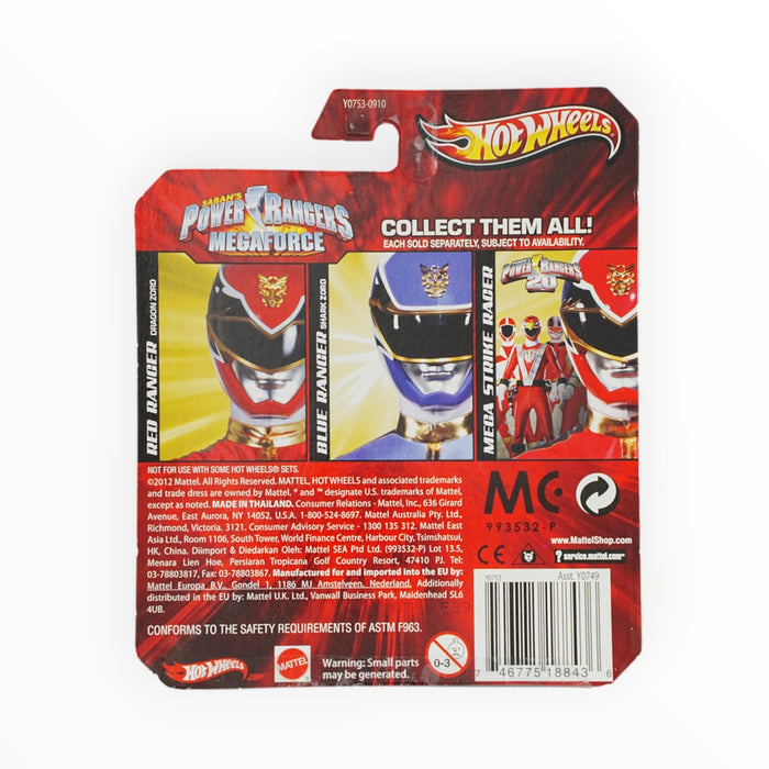Hot Wheels Dragon Zord (Red Ranger) Power Rangers Megaforce (2013)