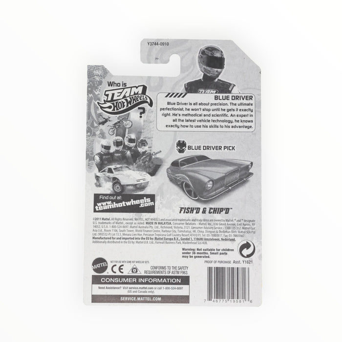 Hot Wheels Fish'd & Chip'd (Blue Driver) Top Rides (2012)